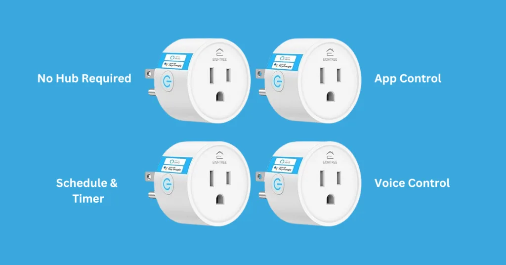 Complete Guide to EIGHTREE Smart Plug: Alexa & Google Home Compatible Smart Plugs with WiFi Remote Control (4-Pack)